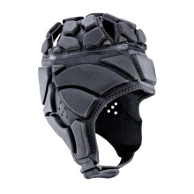 Rugby Helmet Black, Breathable Rugby Headguard for Special Needs Goalkeeper, Comfortable Protective Cap for Training