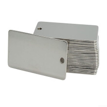 Aluminium Plant Hanger One-Hole Metal Plant Tag Permanent Message Smooth Rounded Corners for Gardens Greenhouses