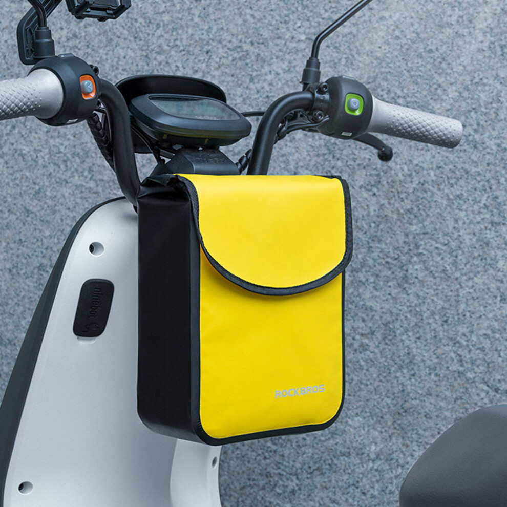Waterproof Handlebar Bag 4.5L for Bicycle MTB Road Electric Bike Scooter