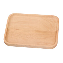 Bandeja de madera de haya natural 13,7 x 18,7 cm 0,40 lb
