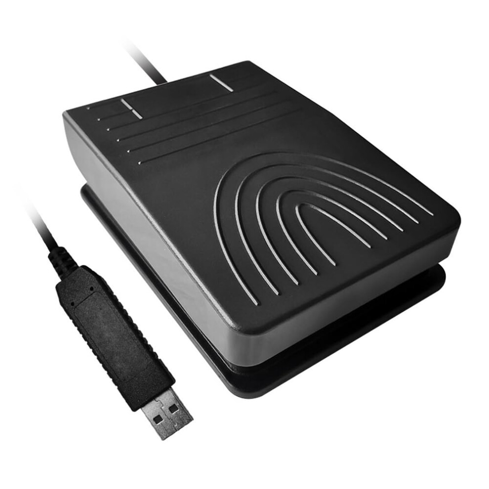 Usb Foot Pedal, Sensitive Single Control Footswitch For Pc, Computer, Office Use, Ergonomic Design, Plug And Play 6482260600260
