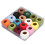 Vibrant 16Pcs Crochet Cotton Thread for DIY Crafts & Projects 16