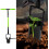 Long Graved Transplanter - T-Shaped Garden Tool for Planting, Weeding, Soil Sampling, and Digging Holes 2