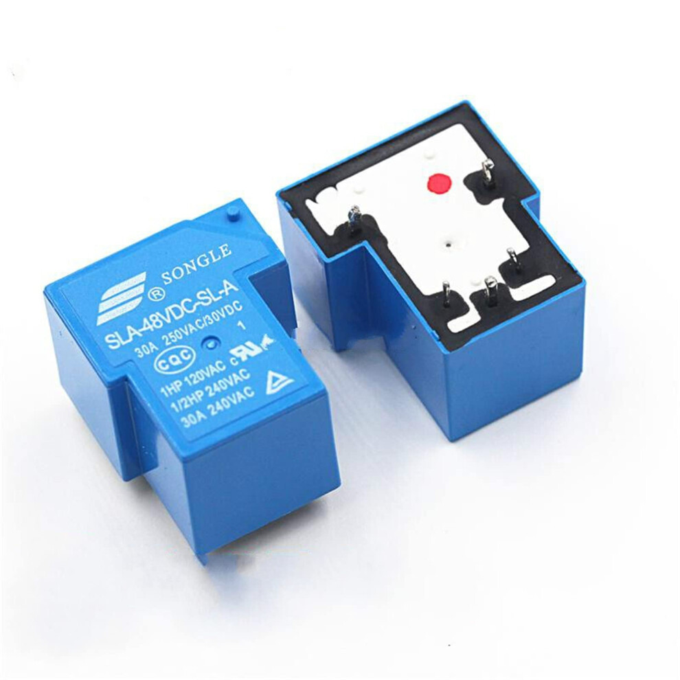 Relay Sla-48Vdc-Sl 30A 250Vac T90 48V Multi-Purpose Relay - 2 Pack For Electrical Applications 6493810631481