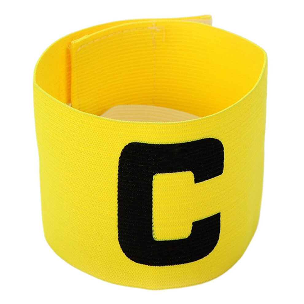 Captain Armband For Soccer | Classic Captain's Band For Youth And Adults | Durable Fabric, Adjustable Fit Yellow 6276012401386