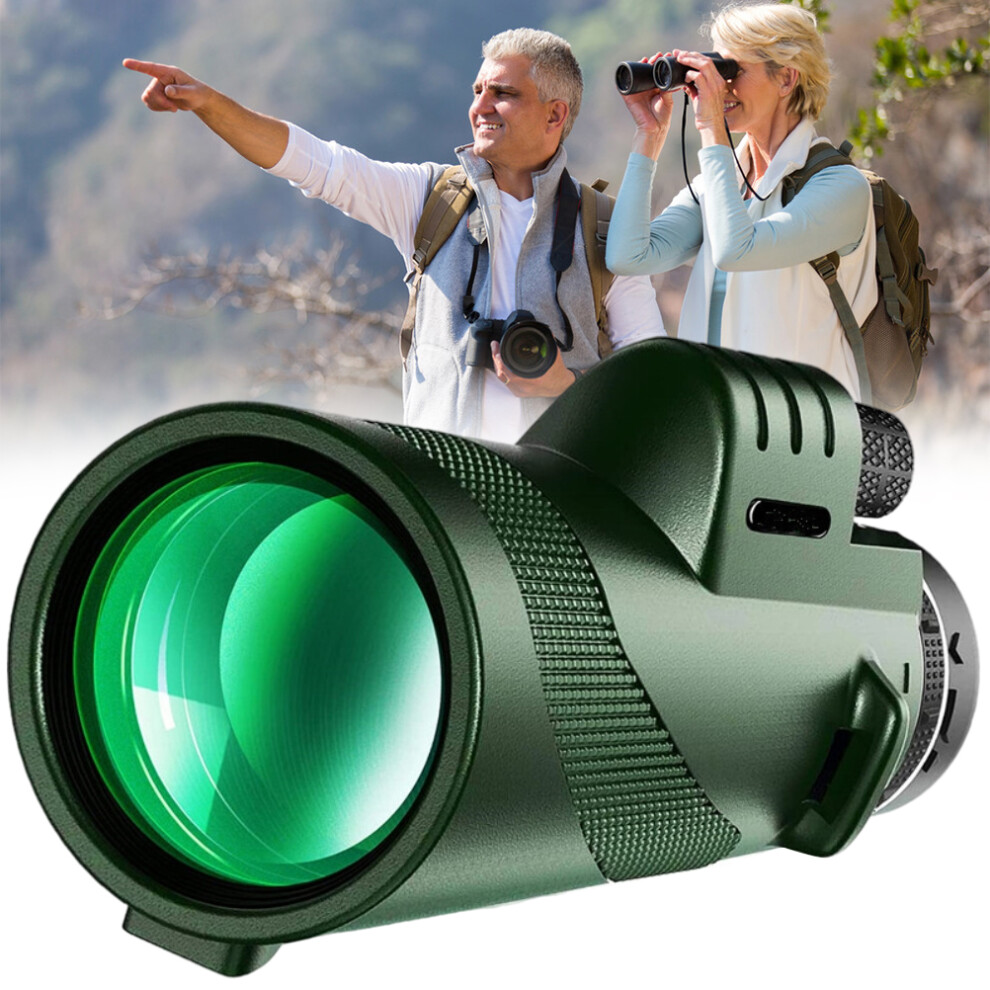 40X60 Monocular Telescope Waterproof With Fmc Coating 42Mm Green 3101340262152
