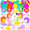 24 pièces ensemble d'œufs de Pâques 5  6,5 cm couleur aléatoire 2