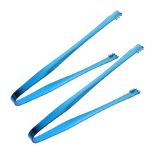 Ice Tongs Stainless Steel Non-Slip for Camping, Egg Membrane Remover, Food Serving, Pack of 2
