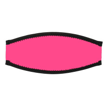 Neoprene Face Strap Cover for Snorkeling, Comfortable Diving Hair Protection, Adjustable Size, Black Color