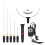 Handheld Electric Foam Cutter Kit 24W Adjustable Temp Black with 5 Tips 8