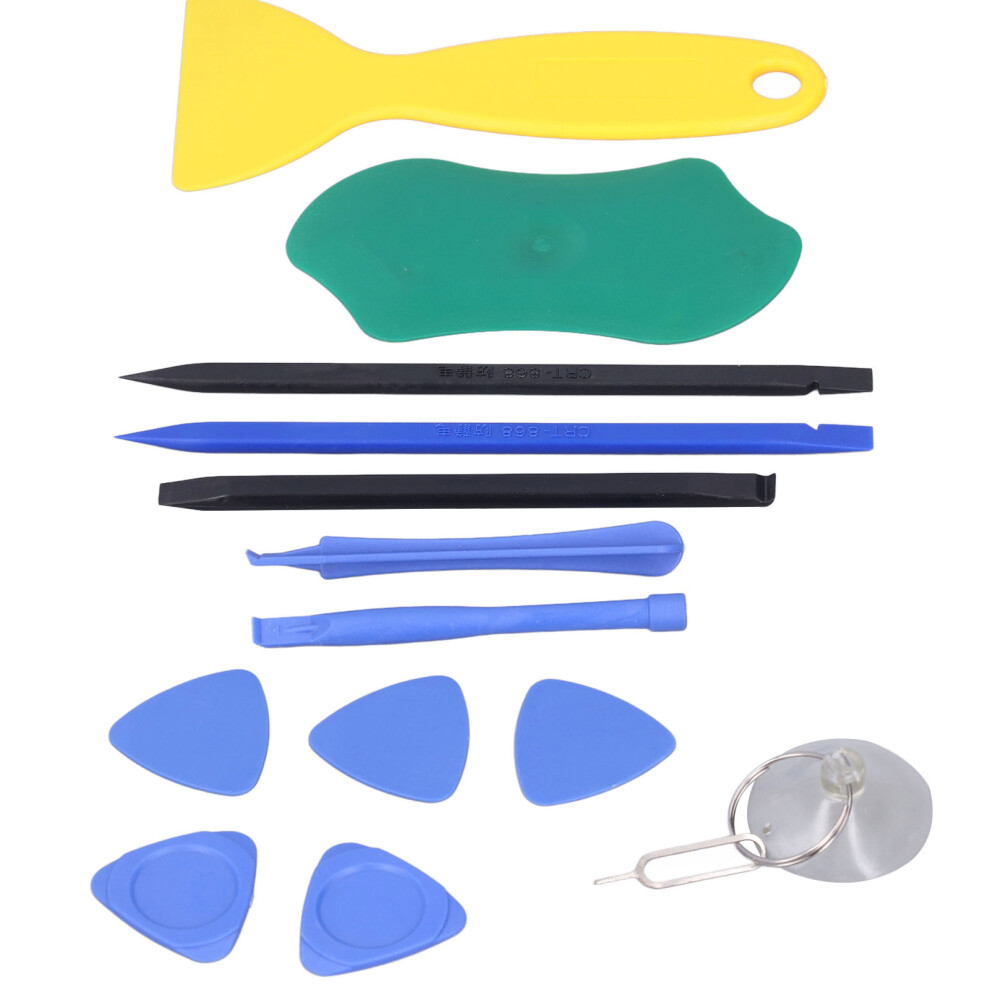 Electronics Repair Prying Bar Kit With Pvc Plastic Spudger And Suction Cup 3521340264978