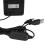 Modelo USB Mini 2.0ch Altavoz con cable ABS Negro 8