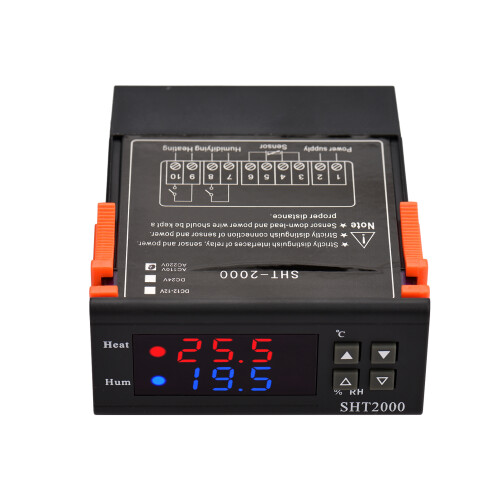 SHT2000 TempCtrl 110-220V 10A Negro 8.5x7.3x3.4cm