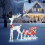 Light Up Reindeer and Sleigh Christmas Decoration 1