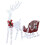 Light Up Reindeer and Sleigh Christmas Decoration 4