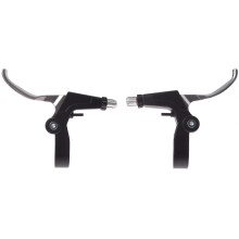Brake Levers Bicycle Set - 1 Pair MTB V-Brakes Left Right Compatible with Mountain Bike, Durable Alloy Construction