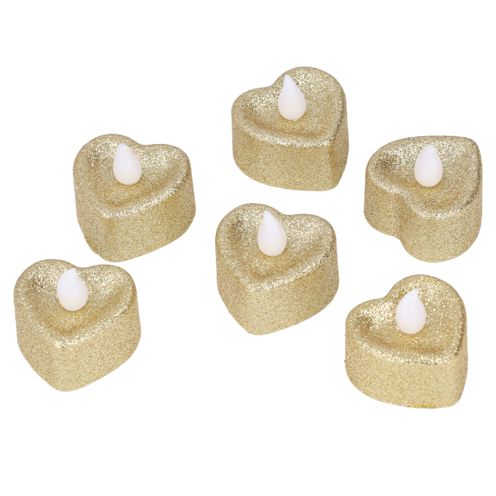 Romantic LED Heart Candles (6PCS) Safe Easy Operation Perfect for Events-image-OPC-PJK9ZWM-NEW