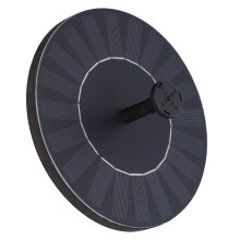 Solar Fountain Pump 5V 2.5W for Garden & Aquarium, 18cm
