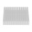 Disipador de aluminio 120x120x20mm Blanco 12