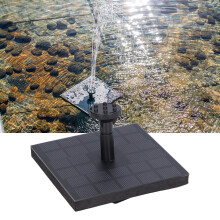 7V 1.4W Pompa d'acqua solare 11x11cm Colore Nero 180 L/h