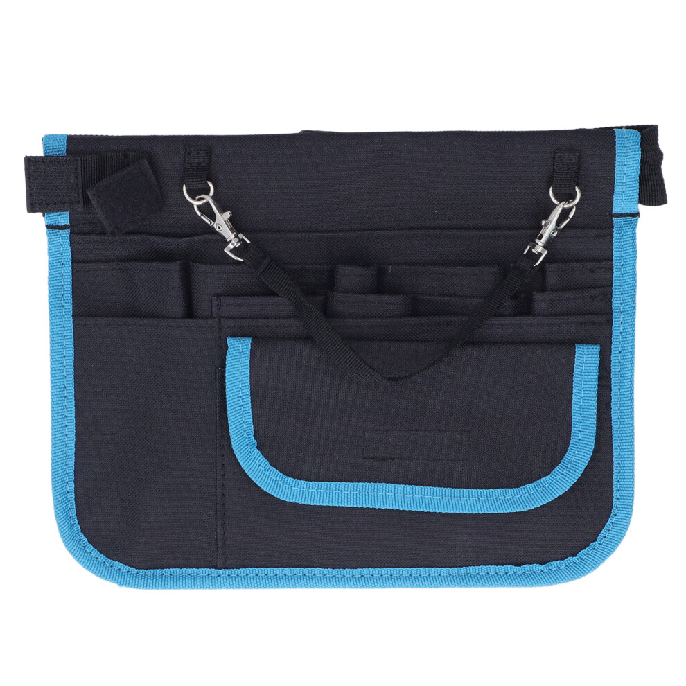 Nurse Waist Belt Bag. Oxford Cloth. Blue & Black. 10.25 x 8.07in-image-OPC-PJKB2HQ-NEW