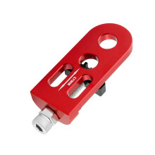Chain Tensioner Bicycles for Mountain Bikes and Folding Bikes, High-Strength Adjuster, Stable Guidance, Red Spare Part