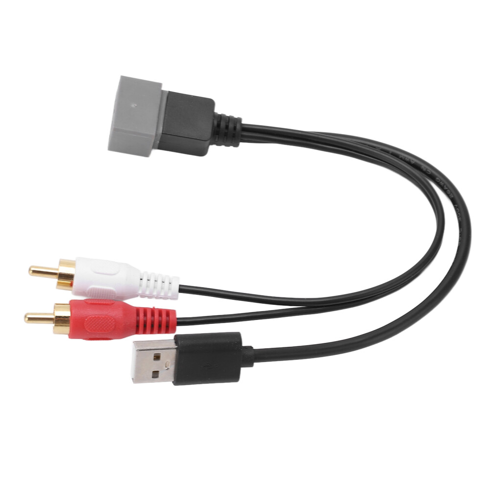 Car Audio Usb Rca Adapter Cable 23Cm For Nissan Cube Juke Versa - Universal Fit 7901340270913