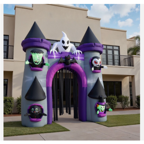Inflatable Archway Halloween Outdoor Decoration,