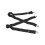Black Elastic Widened Adjustable Suspenders 5x110cm for Men 15