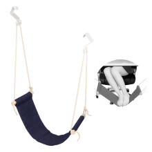 Hamac bleu pour pieds 61,5  16 cm Repose-pieds sous le bureau