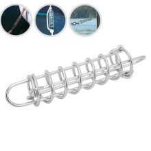 Muelle de amarre de 270 mm, diámetro 5 mm, amortiguador de acero inoxidable