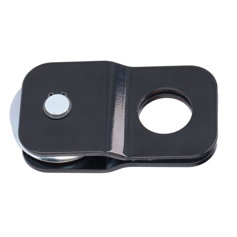 Offroad Recovery 8800Lbs Winch Pulley Snatch Block 4 Ton Steel Black Heavy Duty 9401340273252