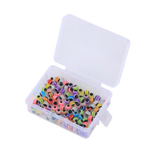 100 Fish Eye Beads, Floating Fishing Line Beads, Multi-Color Stopper Balls, Fishing Bait Egg Pearls, 10mm Size