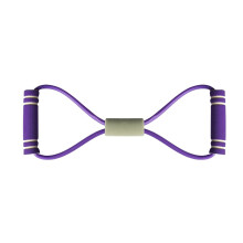 Resistance Band Figure 8 Workout Tube - Stretch Fitness Band for Arms, Chest, Shoulders, Durable Latex Material