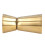 Jigger de doble cara de 25/50 ml, acero inoxidable dorado 13