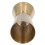Jigger de doble cara de 25/50 ml, acero inoxidable dorado 5
