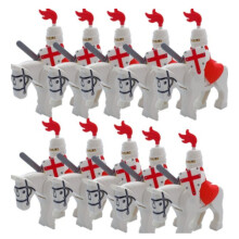 (Style A) Medieval castles rings spirits Roman warriors forest guards mountswarhorses Minifigures Kids Toys Gifts