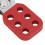 Hasp di blocco da 38 mm/1,5 in, hasp a 6-fori + lucchetto 12