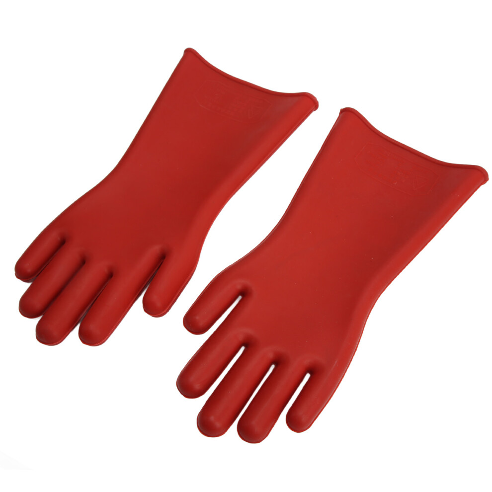 10Kv High Voltage Insulated Gloves For Electricians 14.8In Natural Rubber 7691340276540