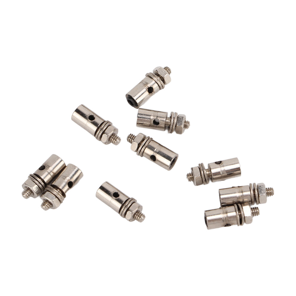 Compact 10Pcs Servo Push Rod Connectors Adjustable 1.3Mm Linkage 4641340277323