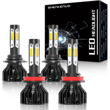 2024 Pre Mazda Cx-3 2016-2019 LED žiarovky do svetlometov 9005+h11 diaľkové a stretávacie svetlá 4 ks
