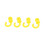 4Pcs Yellow Bow String Silencers for Archery Vibration Reduction 13