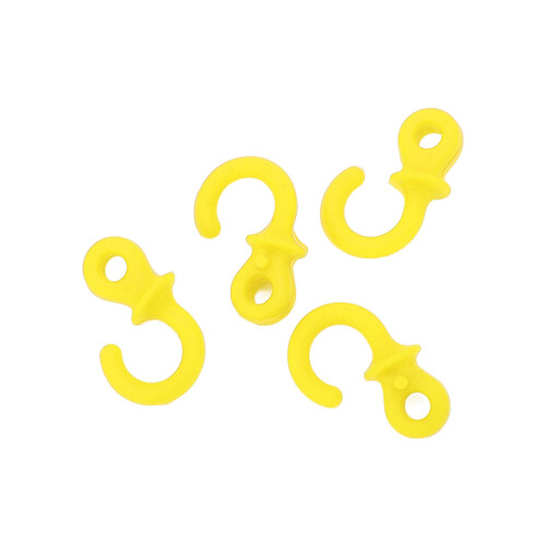 4Pcs Yellow Bow String Silencers for Archery Vibration Reduction 2