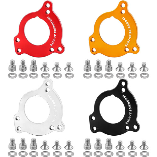 Bicycle Chain Guide Adapter Holder Gold Compatible with Bottom Bracket and Chain Guard for Bicycle Conversion 2