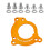 Bicycle Chain Guide Adapter Holder Gold Compatible with Bottom Bracket and Chain Guard for Bicycle Conversion 1