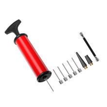 Basketball Volleyball Soccer Inflatable Hand Pumps with Needle Nozzle Extension Hose for Sports Equipment Inflation