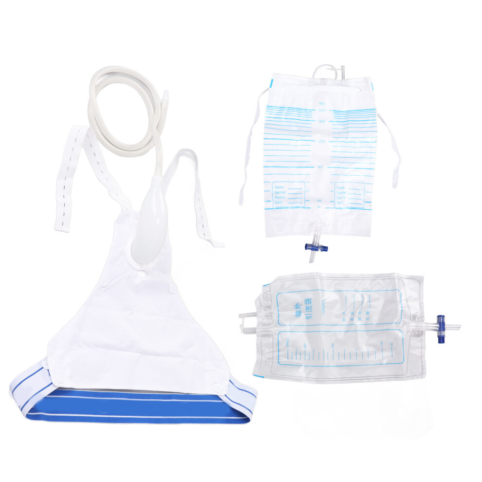 Silicone Urine Collector for Men 1000ML/2000ML Leakage Prevention