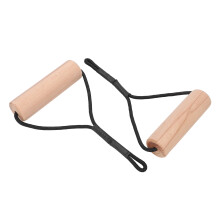 Heavy Duty Wood Pull Up Handles 679g 200kg Max Capacity for Fitness