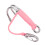 Double Dual Drift Hook, inox 316, rose, 124 g avec ligne 10