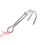 Double Dual Drift Hook, inox 316, rose, 124 g avec ligne 9